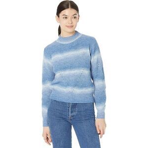 Heartloom Sweater Womens Large Blue Ellaria Relaxed Soft Knit Cozy NEW $99